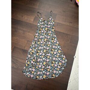 Almost Famous Floral Midi Dress Small